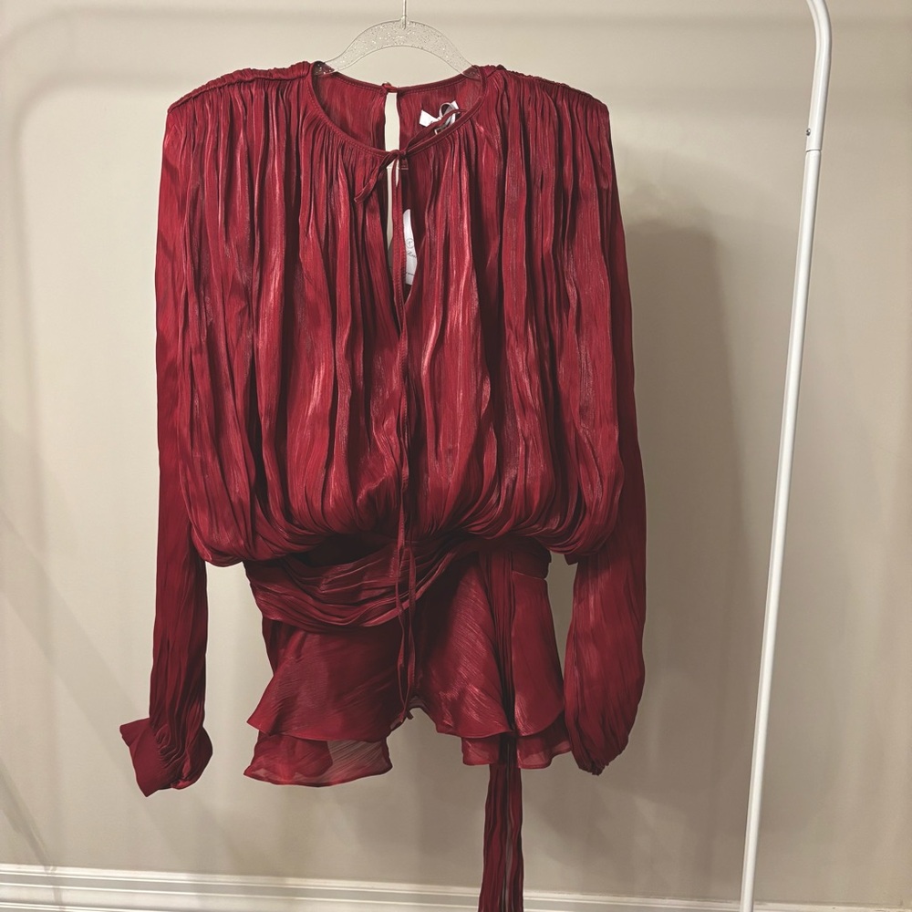 Chic Burgundy Women's Dress